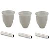 oniroview Adattatore Bottiglia Lampada Starter Kit con 3 tappi e 3 Assi Filettati da 30mm