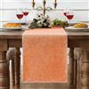 BonBotimen Runner da Tavolo Moderno Arancione in Puro Lino 30 x 180 cm Decorazioni per la Tavola da Pranzo in Stile Fattoria Rustico Decorazione per Tavolo da Caffè Runner per Decorazioni per Feste in Casa