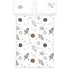 Herding Babybest Set di Biancheria da Letto in Flanella Spazio, Federa 40 x 60 cm con Piega da Hotel, Copripiumino 100 x 135 cm con Chiusura a Bottoni, Cotone, Flanella.