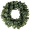 Creative Home Ghirlanda Natalizia Artificiale ∅35 Cm - Corona Avvento Non Addobbata, Verde Intenso, Per Porta E Camino, Interno/Esterno