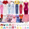 Carreuty 28 Pezzi vestiti e Accessori Compatibile con Barbie,11,5 pollici 3 abiti alla moda 3 vestiti casual (top e pantaloni) 10 paia di scarpe 12 accessori per le bambole