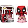 Funko Pop! Marvel: Deadpool 30th - Deadpool in Cake - Figura in Vinile da Collezione - Idea Regalo - Merchandising Ufficiale - Giocattoli per Bambini e Adulti - Comic Books Fans