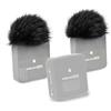 SUNMON Rode Wireless Go 2, filtro antipop per parabrezza peloso, copertura antivento per microfono Rode Wireless Pro/Wireless ME/VideoMic Pro Fluff Parabrezza per vento e riduzione del rumore di fondo