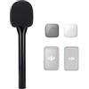 SUNMON Supporto per microfono senza fili portatile per microfono DJI, Supporto per Dji Mic 2, Portatile Adattatore per Microfono per Interviste Colloquio