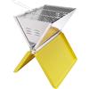 EVVIVA BARBEBOOK BBQ PORTATILE PIEGHEVOLE GIALLO CON ACCESSORI 5573