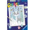 Ravensburger CreArt Cervo Stellato Kit Pittura Bambini Tema Animali Cornice Inclusa