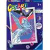 Ravensburger CreArt Pegaso Scintillante Kit Pittura Bambini Tema Animali Cornice Inclusa