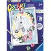 Ravensburger CreArt Ritratto di Unicorno Kit Pittura Bambini Tema Animali Cornice Inclusa