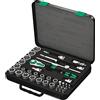 Wera 8100 SC 4 Kit con cricchetto Zyklop Speed con attacco da 1/2, in pollici, 38 pezzi