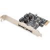DIGITUS SATAIII Scheda aggiuntiva PCIe - 2X Porte SATA Interne - 2X Porte eSATA Esterne - 6 Gbit/s - per SSD, HDD o unità ottiche