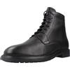 Geox U Tiberio D, Stivale alla Caviglia Uomo, Nero, 45 EU
