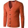 OHXSM Cardigan Leggero da Uomo Maglione con Scollo a V Bottone in Cotone Maglieria Cardigan Casual Sottile in Maglia Maglioni Cardigan Leggero con Scollo a V Maglieria a Maniche Lunghe Pullover Maglioni