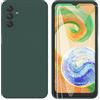 ARRYNN Custodia per Samsung Galaxy A04s / A13 5G Cover + Pellicola Protettiva Vetro Temperato,Liquid Silicone TPU Case Cover per Samsung Galaxy A04s / A13 5G - Verde Scuro