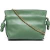 Loewe Pre-Owned - Borsa a spalla Flamenco piccola 2021 - Donna - pelle di agnello - Taglia unica - Verde