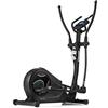 ZIPRO Cyclette Ellittica HEAT WM, cyclette cross-trainer, con monitor LCD, resistenza magnetica regolabile, Sensore di pulsazioni, app iConsole + Kinomap, USB, Bluetooth, 150kg