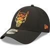 New Era Cappellino da Baseball da Uomo Stack Logo 9forty Chicago Bulls, Nero, Taglia Unica EU