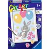 Ravensburger CreArt Serie E Classic - Bunny con Palloncini
