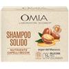 Omia, Shampoo Solido all'Argan del Marocco per Capelli Secchi, Formula Nutriente, Senza Siliconi e Coloranti, Adatta a Tutti i Tipi di Pelle