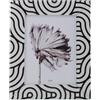 Romimex Cornice portafoto bianco nero vetro 15 x 20 x 1 cm
