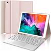 WINCHKING Tastiera per iPad 9 Generazione con Touchpad, Custodia con Tastiera per iPad 9 10.2, Cover Bluetooth Magnetica Staccabile Keyboard per ipad 9/8/7 Generazione 10.2 / Air 3, Rosa chiaro