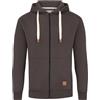 Blu Apparel Felpa con cappuccio da uomo in pile con zip intera per uomo felpe con cappuccio di marca premium, Carbone, L