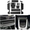 CDEFG Compatibile con Jeep Avenger 2023 2024 2025, Tappetino Antiscivolo Antipolvere Antigraffio Tappetini in Gomma Portabicchieri Auto Avenger EV Hybrid 2023 Accessori (Bianco)