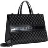 Gaudí Shopping bag GAUDI' in velluto con strass V4AI11790 (Nero)