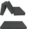 POKAR Materasso Pieghevole da Campeggio Impermeabile Materassino Materasso Auto Lettino da Viaggio Letto da Campeggio Impermeabile 140 x 195 x 15 cm, Antracite