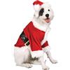 Rubie's Costume da Babbo Natale per cane, costume natalizio per animali domestici, taglia M, Halloween
