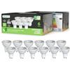 sailsco Classe A Lampadine GU10 LED Spot,1.9W (Equivalenti a 50W),345 Lumen,4000K Bianco Neutro,Risparmio Energetico LED GU10,Lunga Durata,Basso Consumo,36° Angolo del Fascio,Non Dimmerabile,12 Pezzi