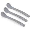 Twistshake 3x Cucchiai per Bambini di Manico Lungo, Cucchiai per lo Svezzamento, Neonato Cucchiaino, 4+ Mesi, Senza BPA, Grigio Pastello