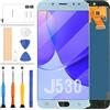 LADYSON Per Samsung J530 LCD Sostituzione Dello Schermo Per Galaxy J5 2017 LCD J5 Pro J530F J530L J530Y SM-J530F Display Touch Glass Assemblea Digitizer Parti di Riparazione Kit (non originale) (blu)