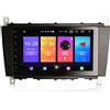 Erisin 8 pollici Android 11.0 Autoradio Bluetooth per Mercedes Benz Classe C W203 Classe CLK W209 Classe CLC GPS Navigatore WiFi DAB + OBD2 RDS Wireless CarPlay DSP Android Auto USB 4G FM Radio