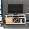 Hanah Home Supporto per TV, melammina, Quercia Bianca, Taglia Unica
