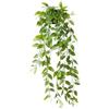 Kellegour Pianta Artificiale Sospesa,Pianta Finta Cadente con Vaso,Pianta Finte da Interno Cadenti in Vaso,Pianta Artificiale Finta Cadente,per Giardini,Balconi,Decorazioni Murali(Piselli 63cm)
