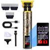 DAILINK Tagliacapelli Uomo Professionale, Rasoio Elettrico Barba e Capelli USB Ricaricabile, Rasoio con Digitale LCD Macchina, Macchina per Tagliare i Capelli per Contorni Portatile Rasabarba Elettrico