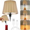 JUCHRZEY Lampada for Bottiglia Senza Fili 3 Colori Dimmerabile Luce for Bottiglia di Vino Touch Control LED Lampada for Bottiglia di Vino Kit USB Ricaricabile Lampada da Tavolo Bottiglia Dec