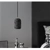SXYSXYSXY LED Nordico Il cemento Luci a sospensione Comodino Lampada a sospensione Luce calda 3000K Industriale Lampada da tavolo soggiorno Camera da letto cucina,Nero