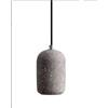 SXYSXYSXY LED Nordico Il cemento Luci a sospensione Comodino Lampada a sospensione Luce calda 3000K Industriale Lampada da tavolo soggiorno Camera da letto cucina,Grigio