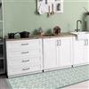CREARREDA Tappeto Cucina in Vinile Antiscivolo e Lavabile Runner Multiuso Resistente all'usura Passatoia Cucina Antimacchia Adatto da tenere sotto il Lavandino e Fornelli Stampa Made in Italy 100%