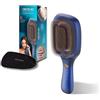 Cecotec Spazzola per la cura dei Capelli, Ripristino dei capelli HairCare Revitalize Blue. Modi Massaggio, Controllo Olio, Rivitalizza, Vibrazione, Ioni Negativi, Microcorrenti EMS, LED, Laser LLLT