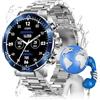 Fenamor Smartwatch Uomo Militare con 1,43 Rugged AMOLED, Smartwatch Uomo Acciaio ip68 con Chiamate Bluetooth, Smartwatch Android iOS con 100+ Modalità Sportive per Cardiofrequenzimetro SpO2 e Sonno