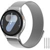 TOPsic Metallo Cinturino per Samsung Galaxy Watch 7, 20mm Braccialetto in Acciaio Inox con Chiusura Magnetica Cinturino per Samsung Galaxy Watch 7/6/5/4 40mm 44mm/Galaxy Watch FE 40mm/Watch 6 Classic 43mm