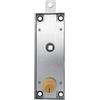 Viro Serratura per porte basculanti con piolino staccato sporgenza cilindro 9 mm catenaccio diritto Viro
