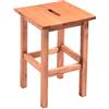 HOUSE COLLECTION Sgabello, Noce, 29x29x45 cm