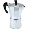 Fackelmann Caffettiera Moka da 6 tazze, per caffè aromatico ed intenso, realizzata in robusto alluminio, con beccuccio anti-goccia e manico ergonomico antiscottatura, Linea Easyprepare