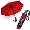 Knirps T.200, ombrello medio Duomatic con apertura e chiusura automatica, ombrello compatto antivento per pioggia, ombrello da viaggio per adulti, diametro 97 cm, ombrello retrattile e custodia per il