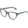 Furla Eyeglass Frame Vfu719 Shiny Full Green 54/18/135 Donna Occhiali