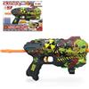 CRAZE BLASTER-X Foam Guns Fury - Pistola de espuma para niños 30cm, 8 dardos, alcance de disparo 14m - Juguete explosivo de espuma