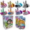 #sbabam Sbabam FUNNY BOX Happy Tails Bunnies, Coniglio Giocattolo per Bambini con Occhi Glitter e Morbida Coda, 2 Pz, Accessori e Pista Inclusi - Animali Giocattolo per Bambini e Giochi per Bambini da Edicola